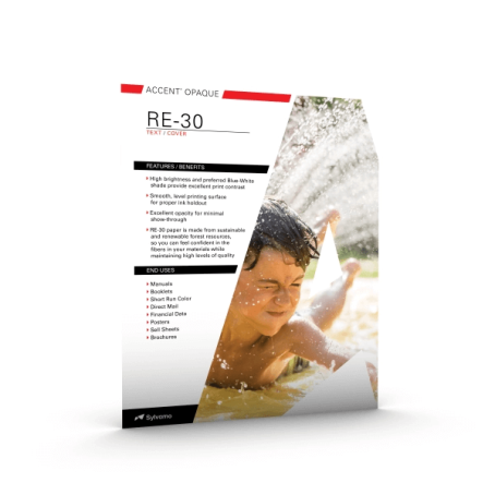 Accent Sell Sheet: RE-30