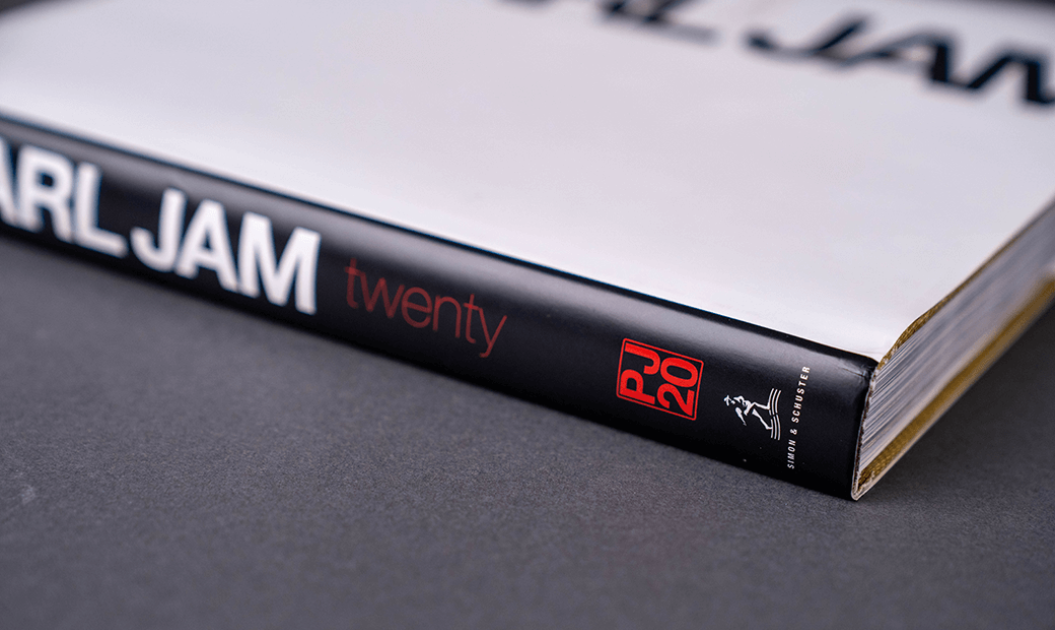 Pearl Jam Book Spine