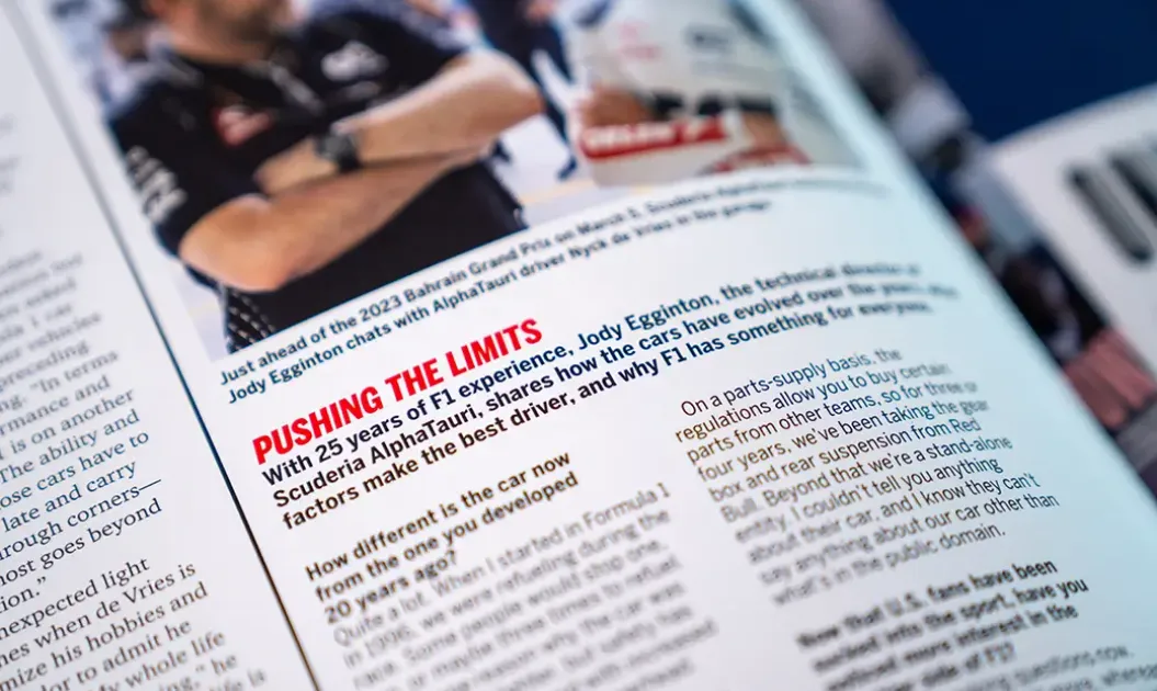 Red Bulletin Interior Page