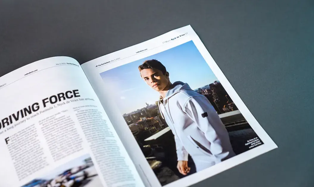 Interior Pages of Red Bulletin