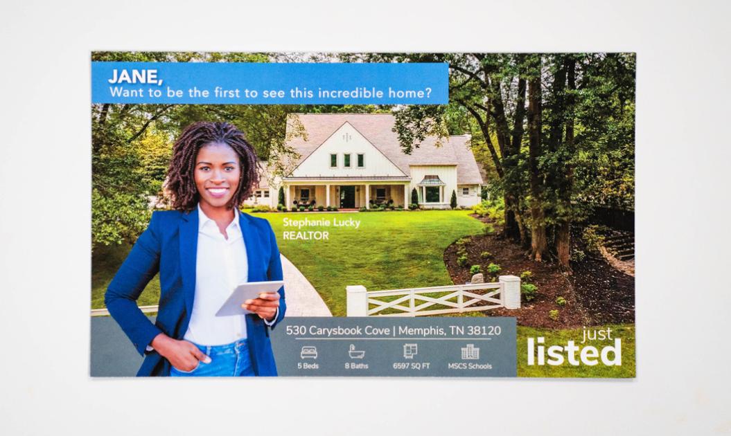 Personalized postcard mailer