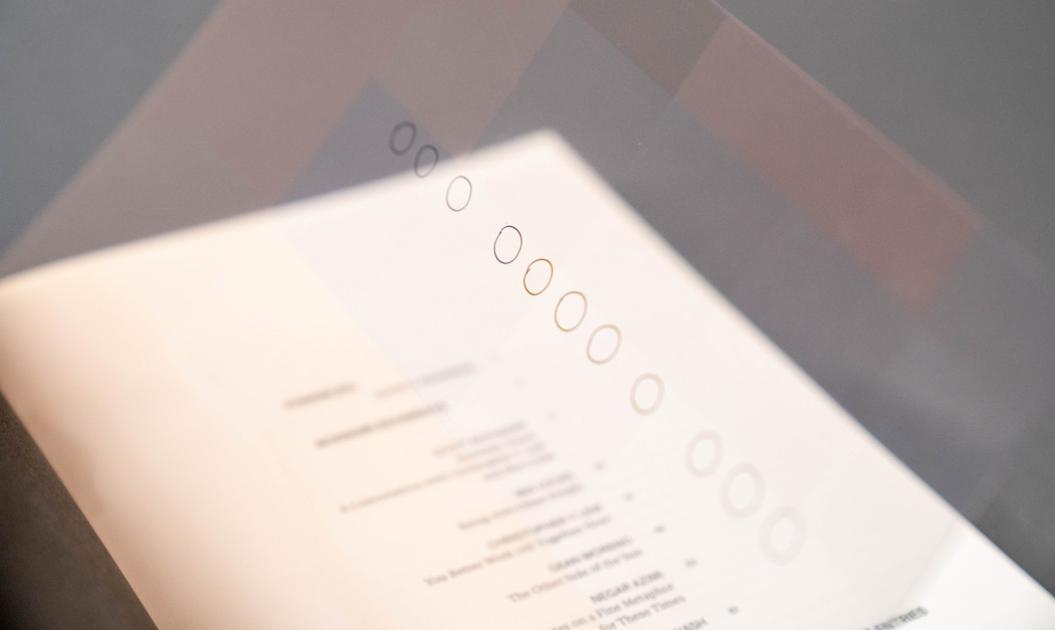 Whitney Biennial vellum page