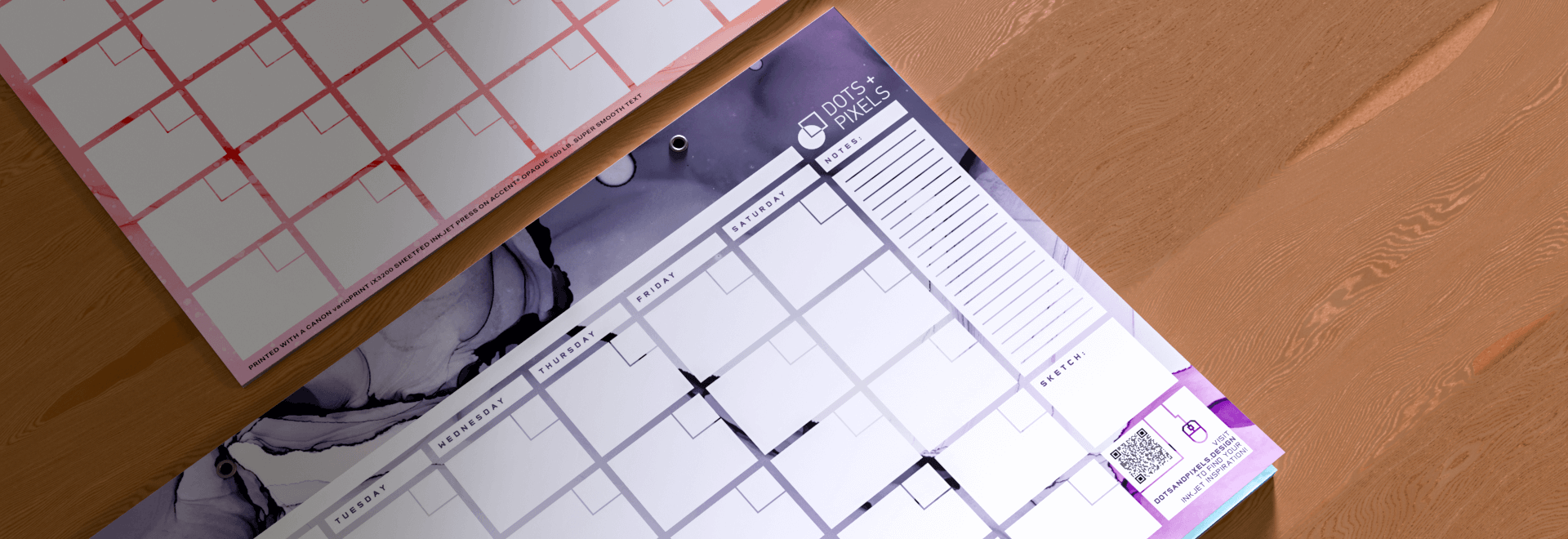 Dots+Pixels Calendar