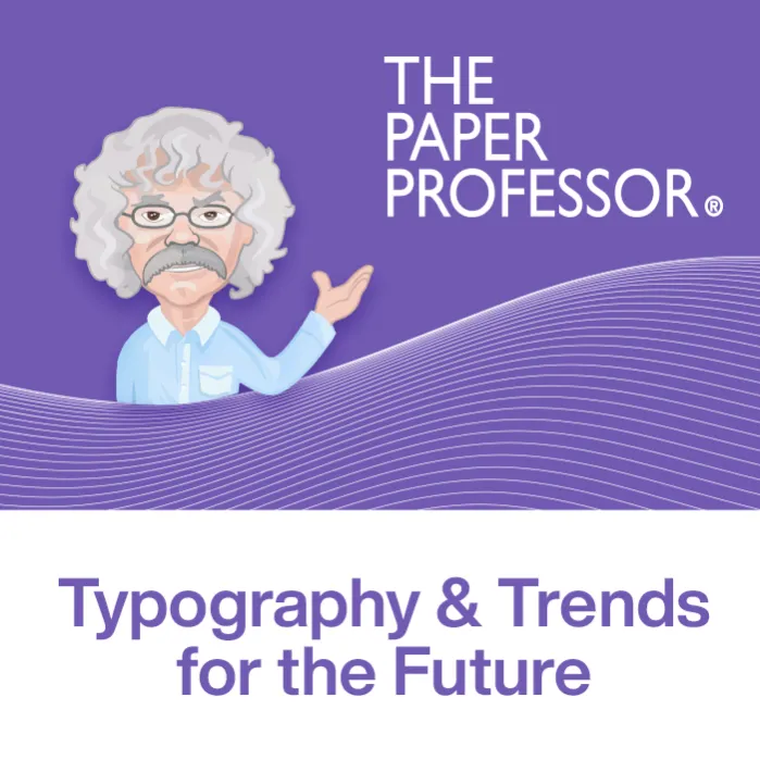 Image of The Paper Professor Typography and Trends
