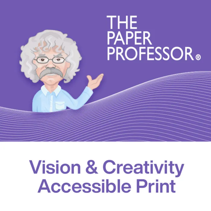 Image of The Paper Professor Vision & Creativity Accessible Print